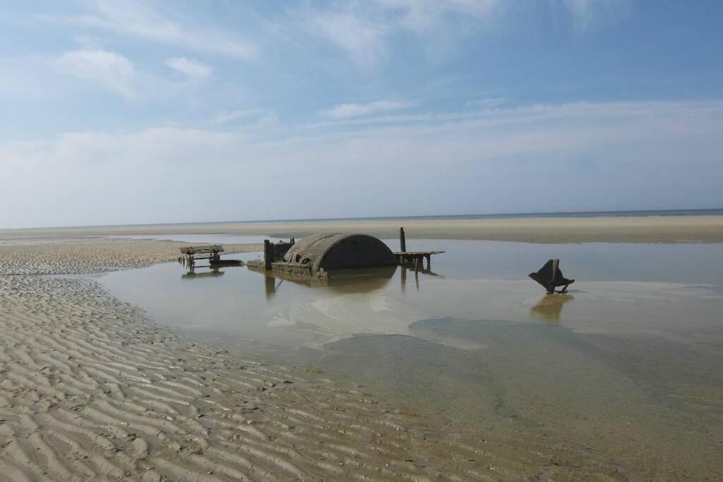 Gîte   Les Oyats   à 400 m de la plage Équihen-Plage Exterior foto